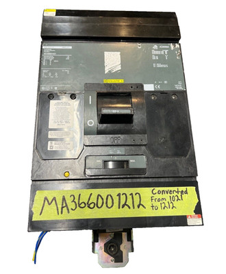 SQD MA366001212 I-Line Circuit Breaker 600A 3P 600V 3PH MA 600 Amp 3 Pole