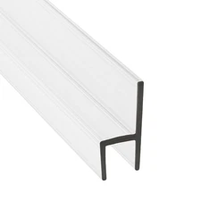 CBW Frameless Shower Door Side Seal H-Type 180 Degree 72" Length