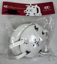 Cliff Keen Signature Wrestling Headgear Ear Guards Model E58 White
