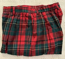 VTG? Pendleton Women’s Knockaround Wool Size 10 Pleated Red Plaid Holiday Pants