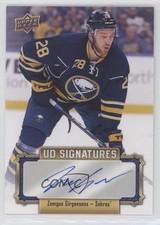 2016-17 Upper Deck UD Signatures Zemgus Girgensons #UDS-ZG Auto 1u0