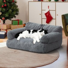 FURMORENE Large Cat Beds for Indoor Cats, Dog Couch Bed, Cute Cat Couch Sofas...