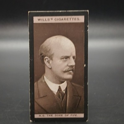 Antique Wills Portraits Of Royalty DUKE ALEXANDER OF FIFE Tobacco Cigarette Card