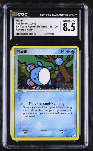 Marill graded CGC 8.5 for sale on eBay