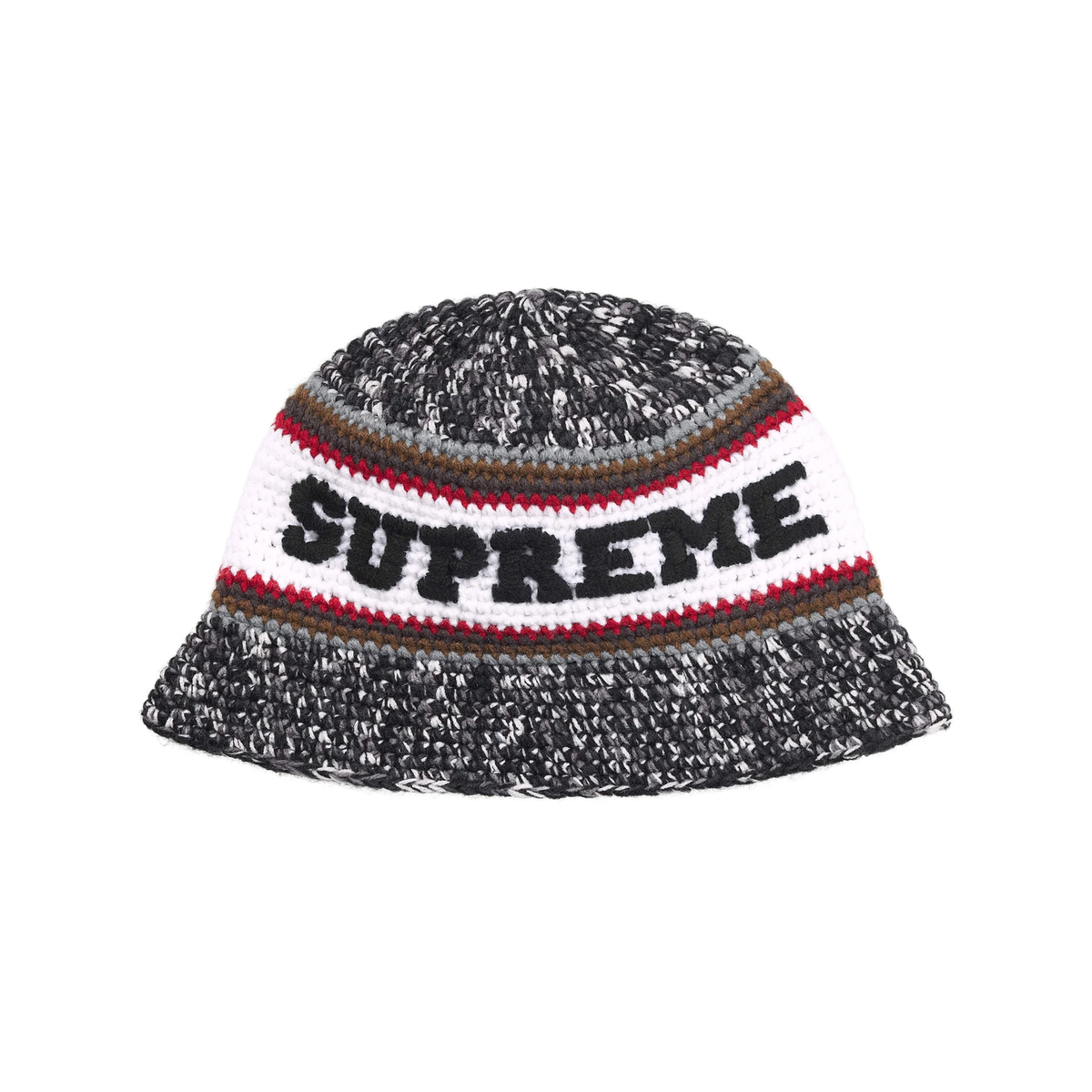 Supreme Knit Logo Crusher Hat (SS26) Black | eBay