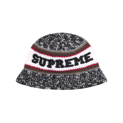 Supreme Knit Logo Crusher Hat (SS26) Black | eBay