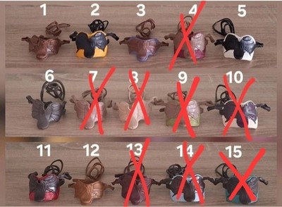 Schleich Pferde Sattel mit Trense, Stückpreis 