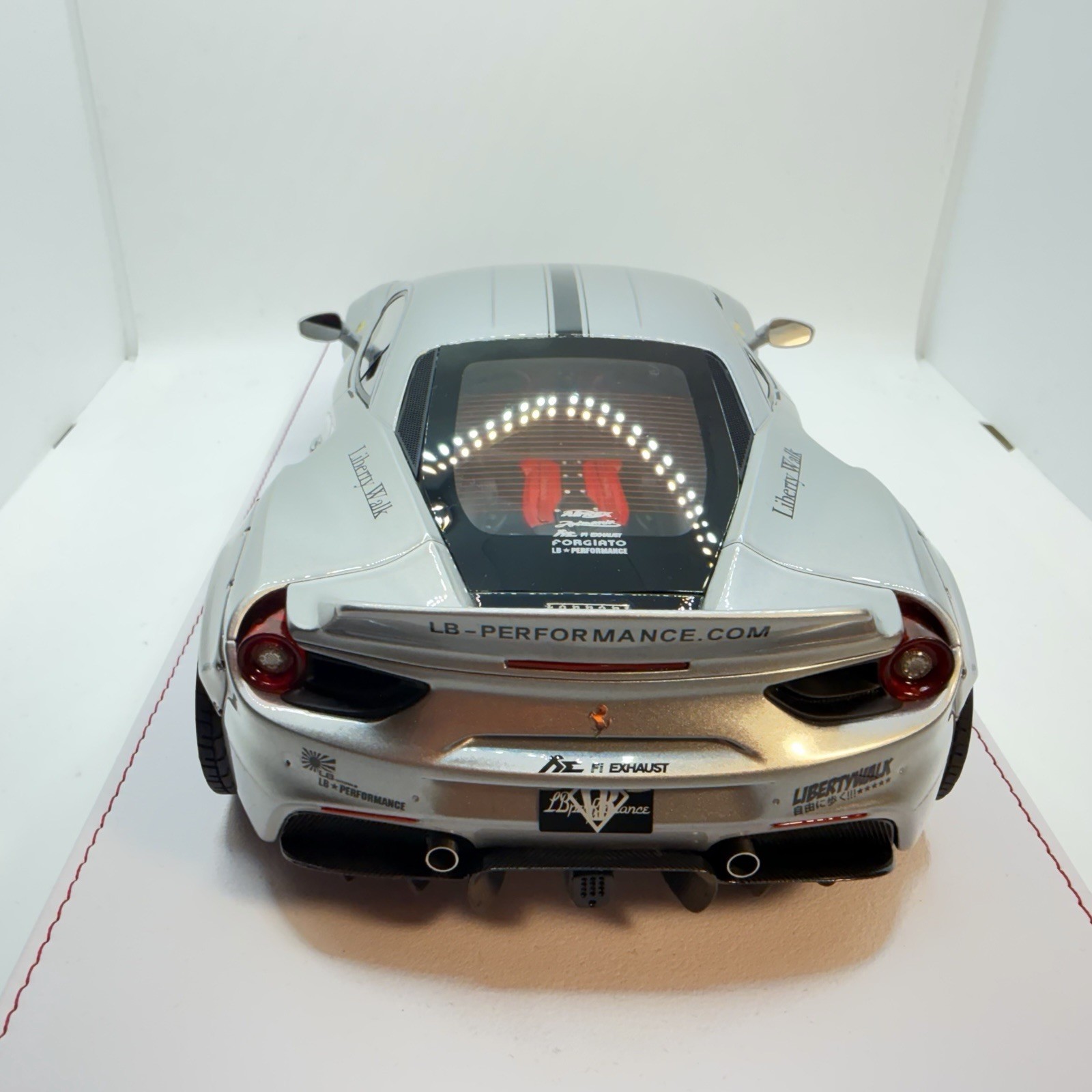 Ferrari 488 GTB LBWK (Metallic Silver ) [GL MODELS] 1/18 scale | eBay