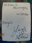 ACEO art card“William S. Burroughs” Original Acrylic on Paper Signed 2026 — photo 2