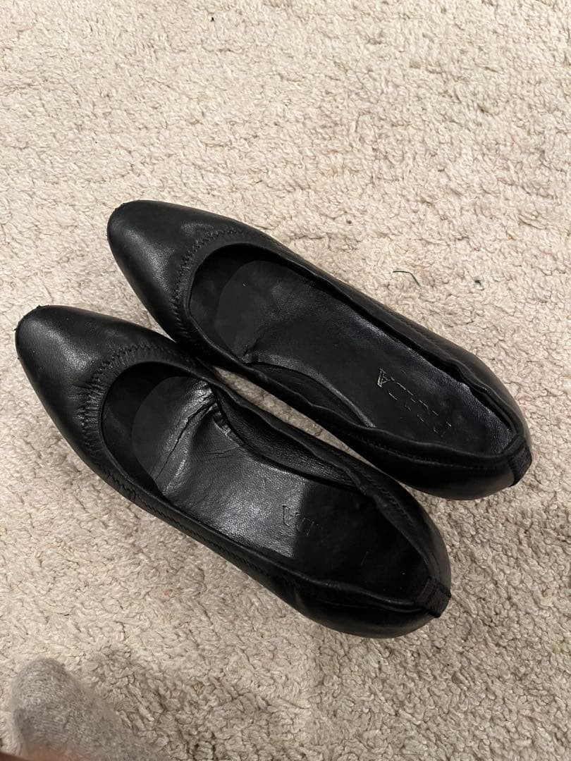 PRADA Women's Pumps Pointed Toe Size:36/JP:23 Leather Black 135155K Authentic thumbnail 7