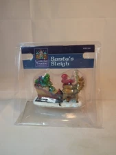 New In Box Carole Towne Collection Santa's Sleigh 2.5" Figurine C1