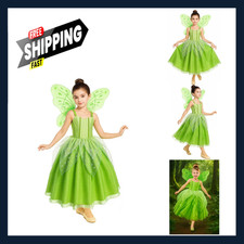 Girls Princess Costume Fairy Dress Up Toddler Baby Halloween Party Dress with