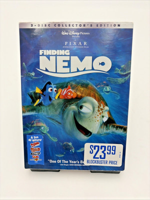 Finding Nemo (DVD, 2003, 2-Disc Set) Disney Pixar Collector s Edition Excellent 