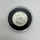 1959-D Benjamin Franklin Half Dollar 90% Silver Coin STUNNING