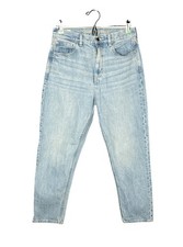 American Eagle Jeans Womens Mom Jean Light Wash High Rise Size 4 SHORT