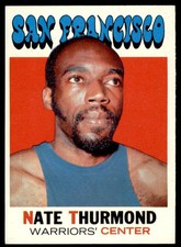1971-72 Topps #131 NATE THURMOND (b) San Francisco Warriors  NM-MT