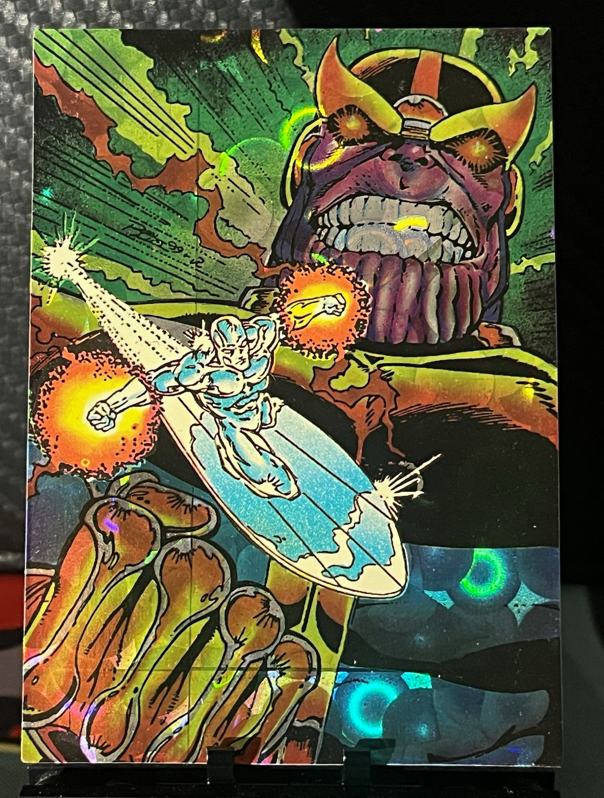 Comic Images The Silver Surfer 1992 Deathwish Hologram Silver Surfer Thanos #43