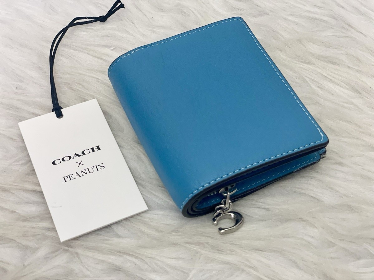 Coach x Peanuts 2025 Snap Wallet Linus CBN91 Snoopy 75th