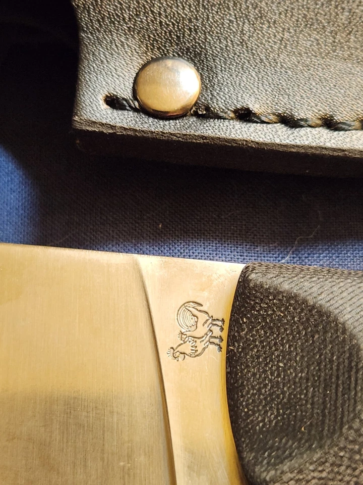 GERMAN HEN & ROOSTER Fixed Blade Hunting Knife 440 Steel Full Tang 9.5" HRI 001 - Image 4 of 4
