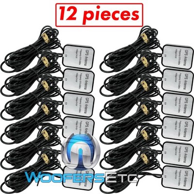 12 GPS ANTENNA SMA MALE PLUG ACTIVE ADAPTER CABLE FOR NAVIGATION STEREO SCREEN