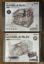 ROKR Infinite Cycle Marble Run MARBLE NIGHT CITY LGA01 + LINK PACK LG01 NEW