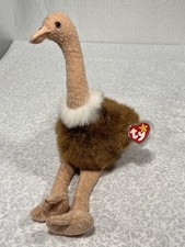 TY Beanie Buddy STRETCH THE OSTRICH 17  Large Plush Stuffed Animal Toy 1998