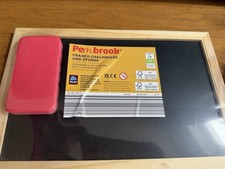 Framed Chalkboard 20x30cm With Sponge Reusable Board