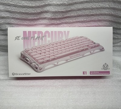Gravastar Mercury K1 Special Edition Sakura Pink Gaming Keyboard