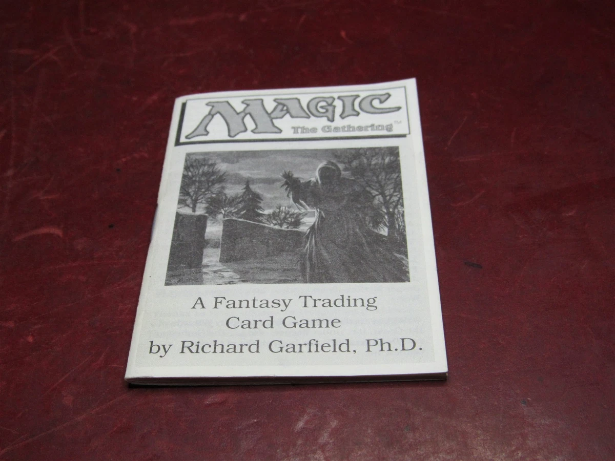 Magic The Gathering Rule Book In Individual Magic: The Gathering