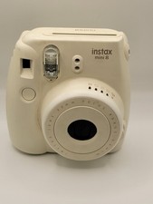 Fujifilm Instax Mini 8 Instant Film Camera White Tested-Powers On-Advances