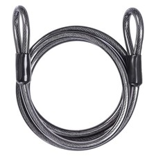 DELSWIN Security Steel Cable with Loops - 12mm 1/2 inch Thick 4FT Heavy Duty B
