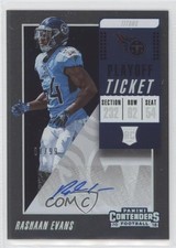 2018 Panini Contenders Playoff Ticket /99 Rashaan Evans #255 Auto n0c