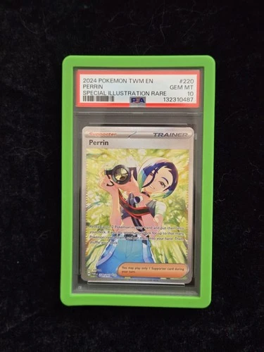 2024 Pokemon Twilight Masquerade - Perrin #220/167 - PSA 10 - Gaurd Included