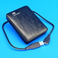 WD My Passport 2TB Portable Hard Drive (WDBY8L0020BBK) USB 3.0 Mint Cond, Tested