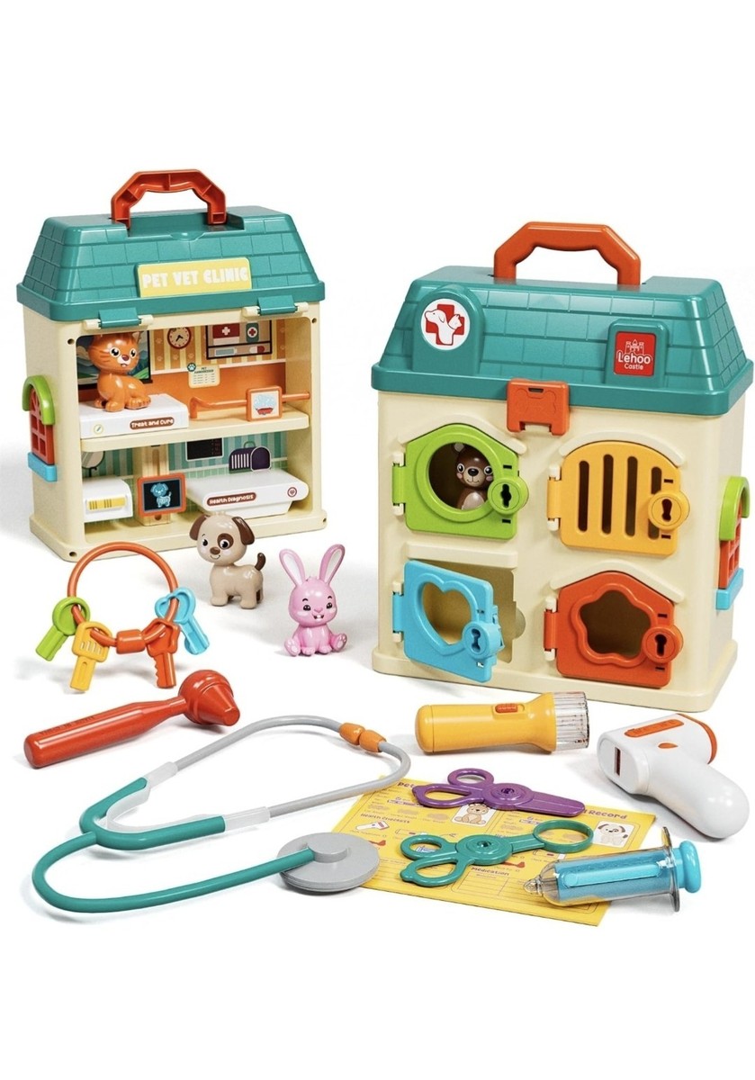 Vet Set for Kids, Doctors Set for Kids, Pet Clinic Playset