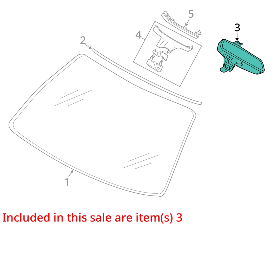 2018-2022 BMW M760I RETROVISOR INTERIOR SUPERIOR ESPELHO ESCURECIDO AUTOMÁTICO COM ABRIDOR DE GARAGEM FABRICANTE DE EQUIPAMENTO ORIGINAL - Imagem 3 de 4