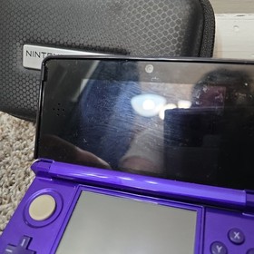 Nintendo 3DS Midnight Purple (US)  CTR-001 TESTED NO STYLUS Charger Included