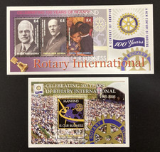 PNG - 2005 100th Anniv. of Rotary in PNG - 2 x M/S's  (MNH) Lot 2.