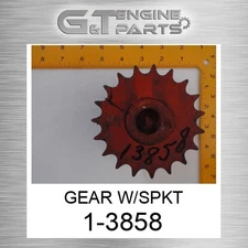 1-3858 GEAR W/SPKT fits CASE NEW HOLLAND (Surplus Open Box)