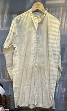 Vintage German Heavyweight Long Sleeve Shirt/Undershirt. Closed Front 15"/39c...