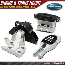 3x Engine & Auto Transmission & Torque Strut Mount for Buick Encore Chevy Trax