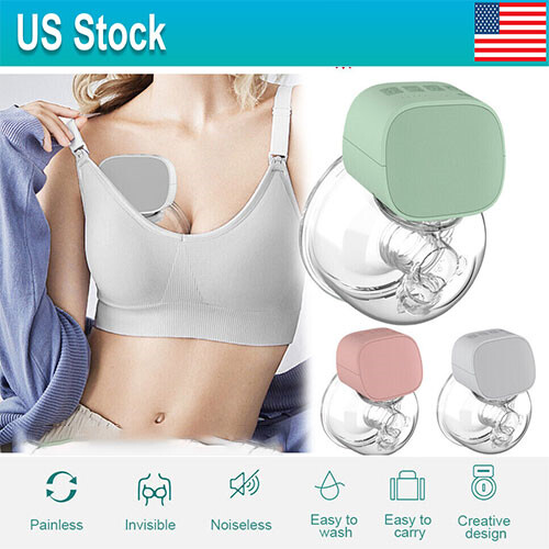 New Electric Hands-Free Wearable Breast Pump with 24mm Flanges US-image