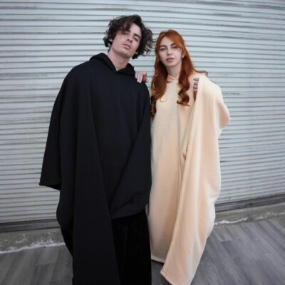 Woolen Loose Cape Tops for Men and Women   Stylish, Comfortable Winter Wear