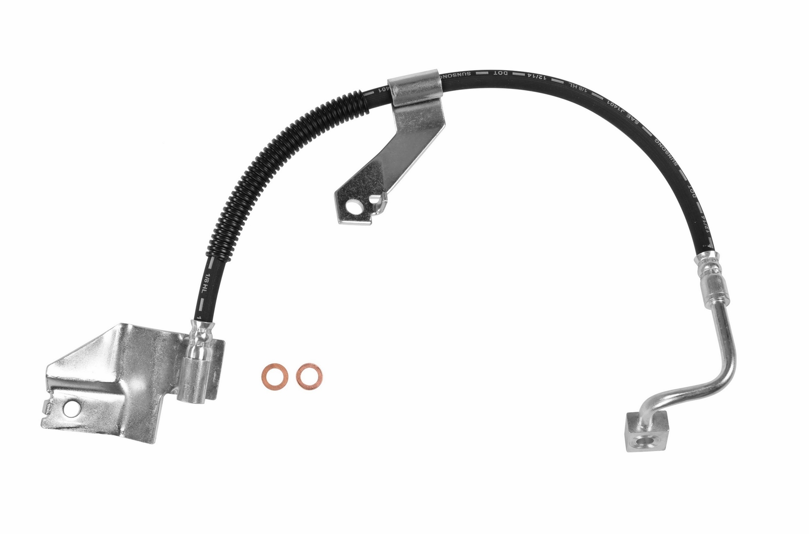 Sunsong Brake Hydraulic Hose Front Left For 2002 Lincoln Blackwood