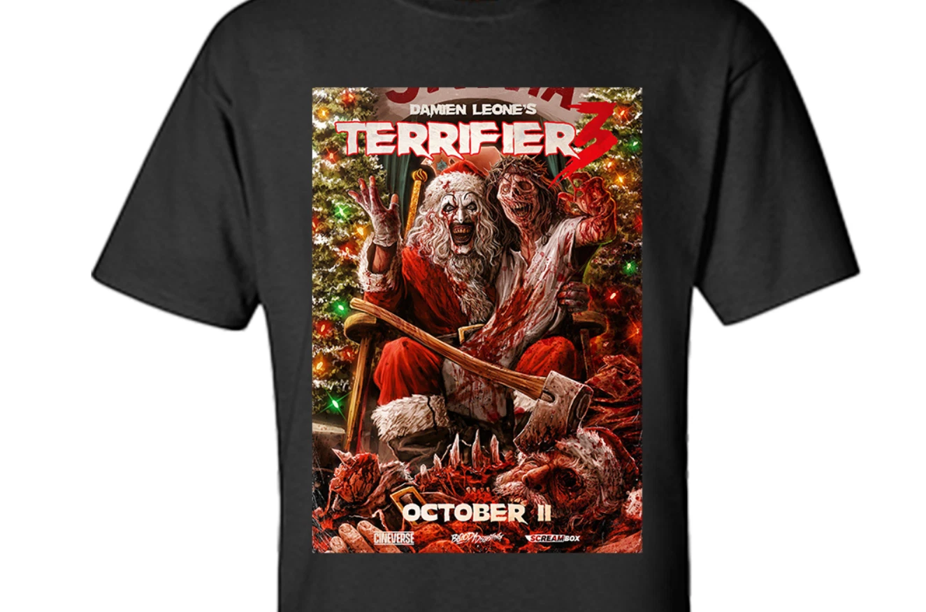 Art the Clown 3D T-Shirt Santa Art Terrifier Shirt