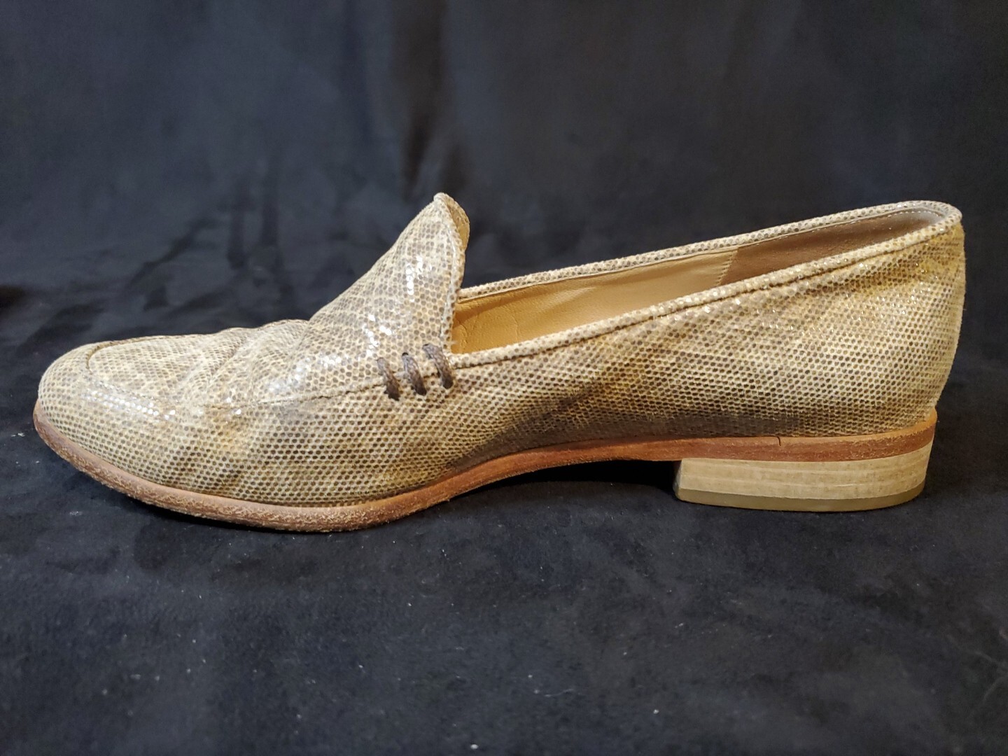 ELLEN TRACY Womens Size 6B Python Snake Faux Leat… - image 4