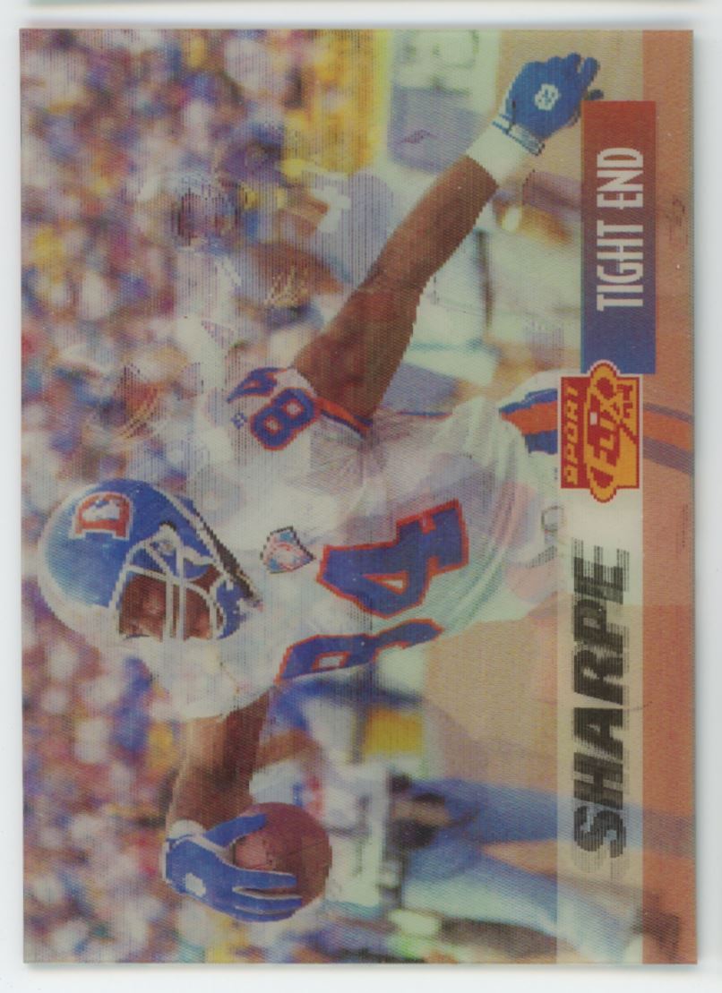 1995 Pinnacle Sportflix Shannon Sharpe Denver Broncos #61