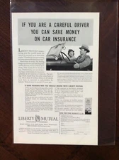 1935 vintage Original ad Liberty Mutual Insurance Company fantastic condition 