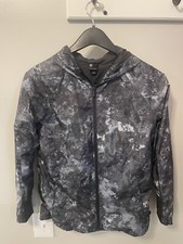 All in Motion Boys Blue Camouflage Jacket Wind/Water Resistant Xl 16 Gray/blue