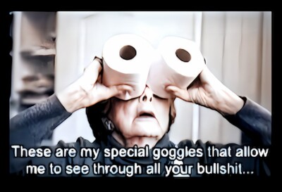 These Are My Special Goggles That Allow Me See All BullSh*t -MAGNET